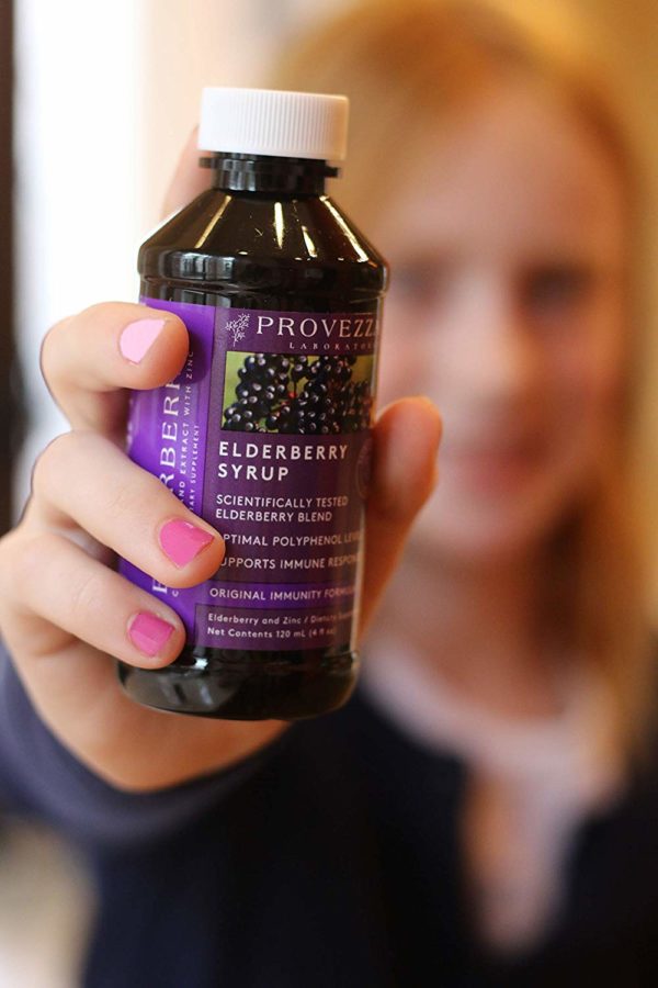 Provezza Black Elderberry Syrup with Zinc, Sambucus Herbal Supplement (4.0 Ounces) - Image 5