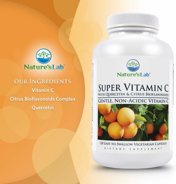 Nature's Lab Super Vitamin C - 1000mg - 120 Count (60 Day Supply) - Image 7