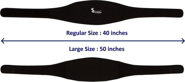 Extra Strength Magnetic Therapy Back & Waist Wrap Belt, 48 High Power Magnets (Regular, 40" Length) - Image 2