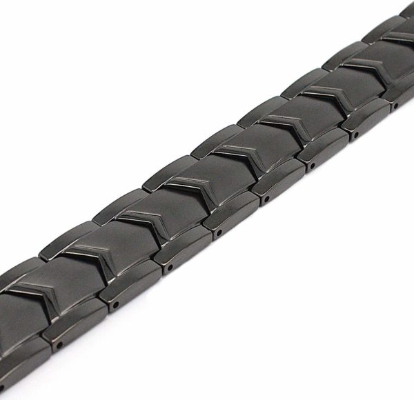 MagnetRX Ultra Strength Magnetic Bracelet (Black) - Image 3
