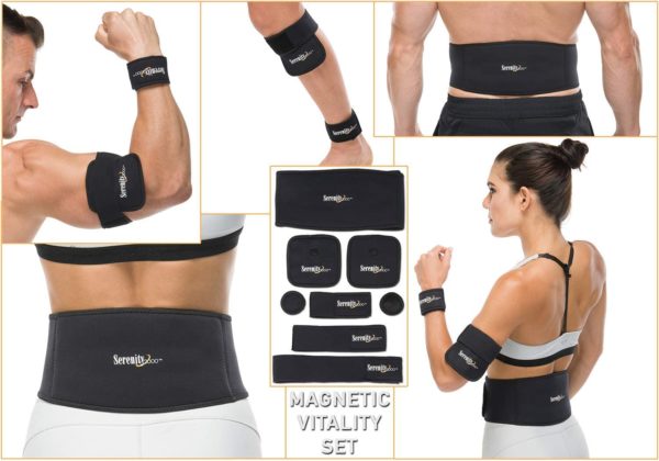 Serenity 2000 | Full Body Magnetic Vitality Set for Pain Relief – Eight-Piece Set, Large/XL - Image 2